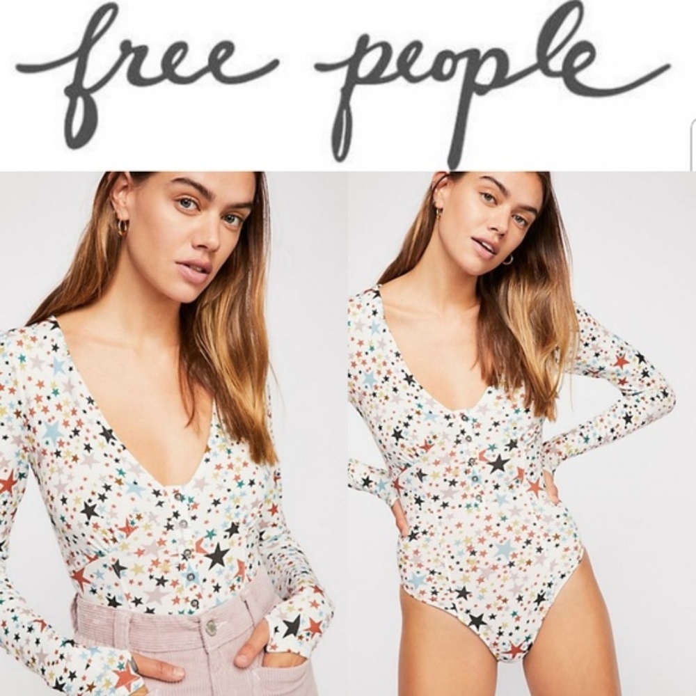 Free People Girls Like Us Bodysuit NWT